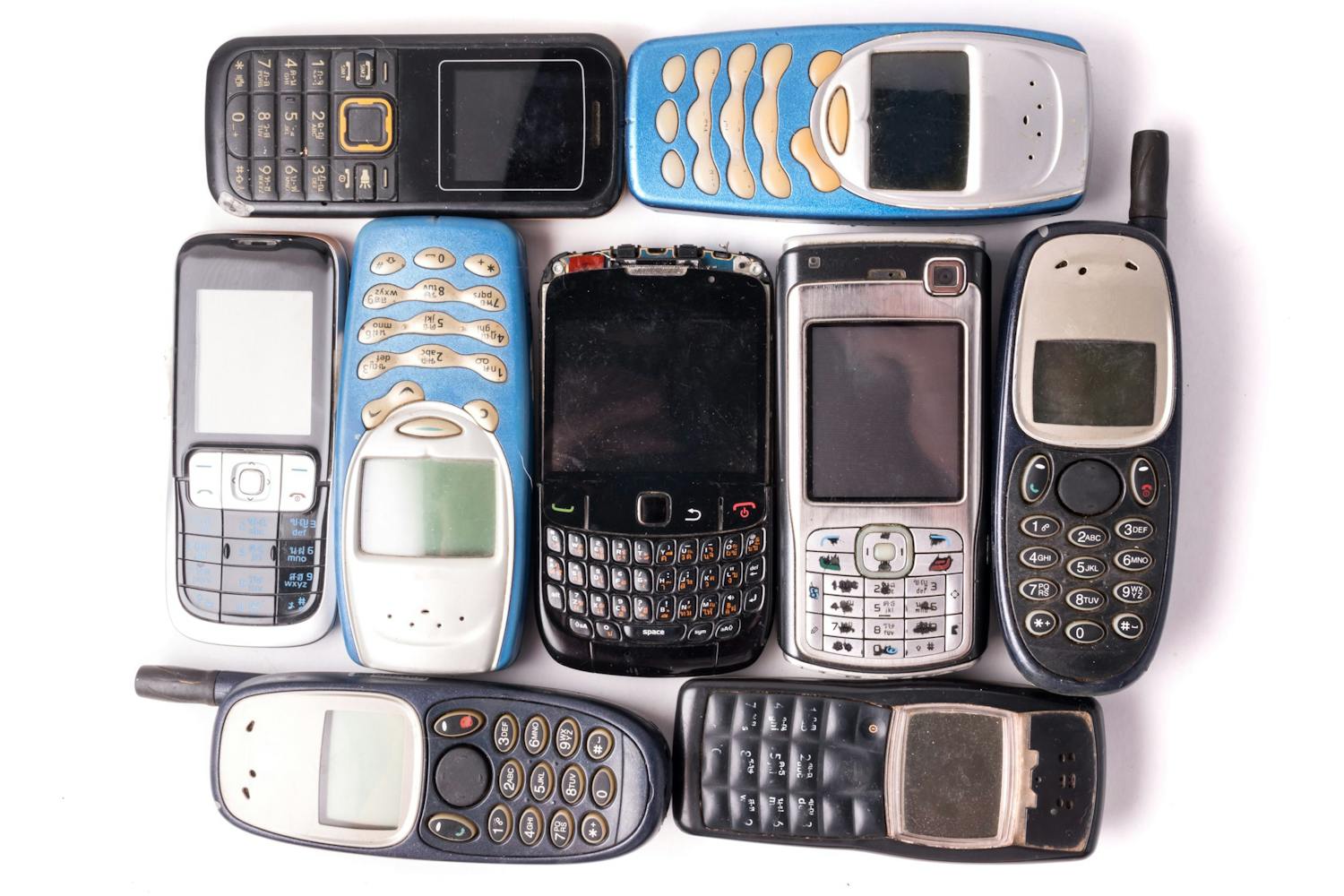 Gamle mobiler: Mobile Phone Museum ligger inde med over 2100 mobiltelefon-modeller.